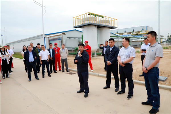 人生就是博集团复工复产促增添项目观摩聚会与会职员走进绿色能源公司油气公司水情形公司陕北片区项目