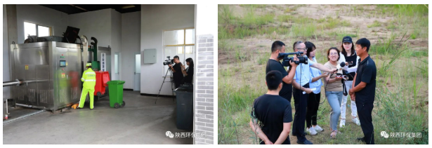 中省媒体采访团到人生就是博集团陕北片区重点项目集中采访