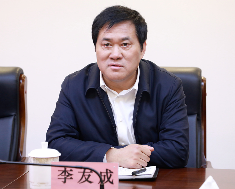 熊良虎顾峰拜会渭河生态集团党委书记董事长李友成、、总司理杨大庆