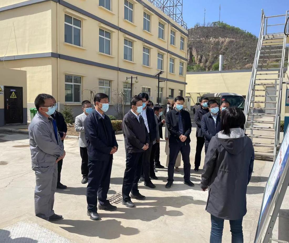 延安市委常委、、市政府党组成员张强到水情形公司子长污水处理厂调研