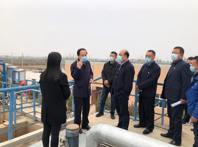 聚焦｜大荔县委书记由建新到水情形公司大荔县经开区污水处理厂调研